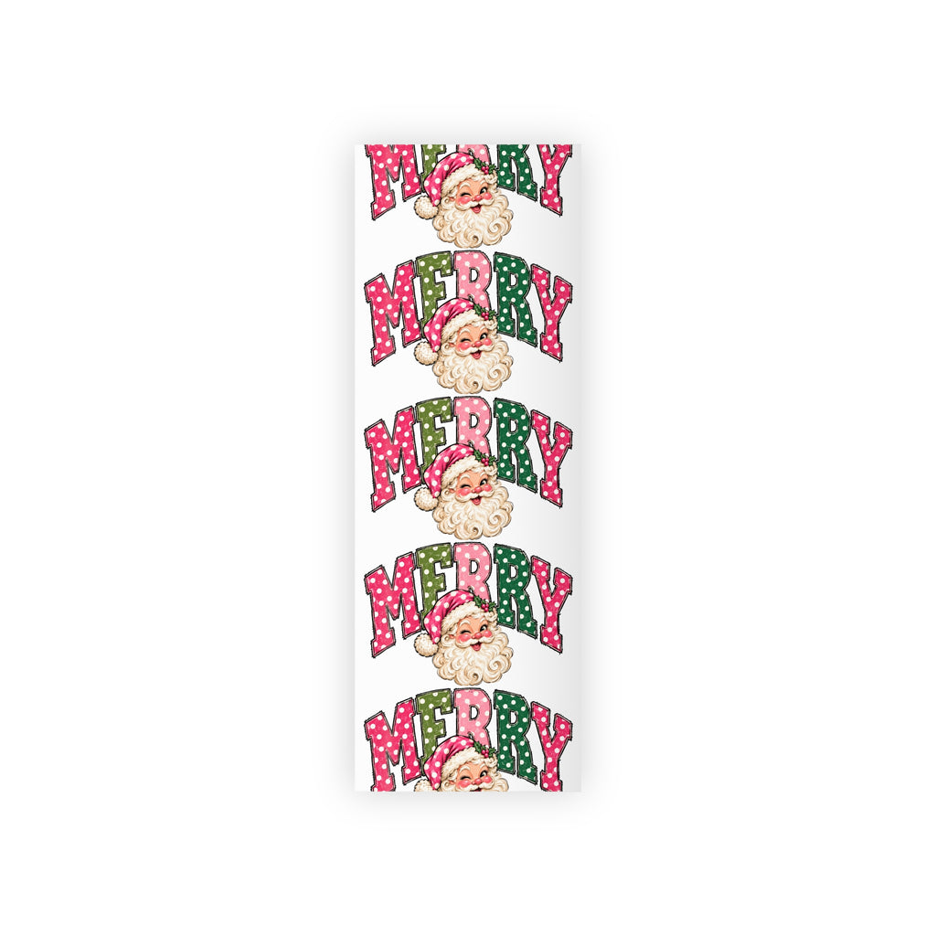 Merry Christmas Santa Gift Wrapping Paper Roll
