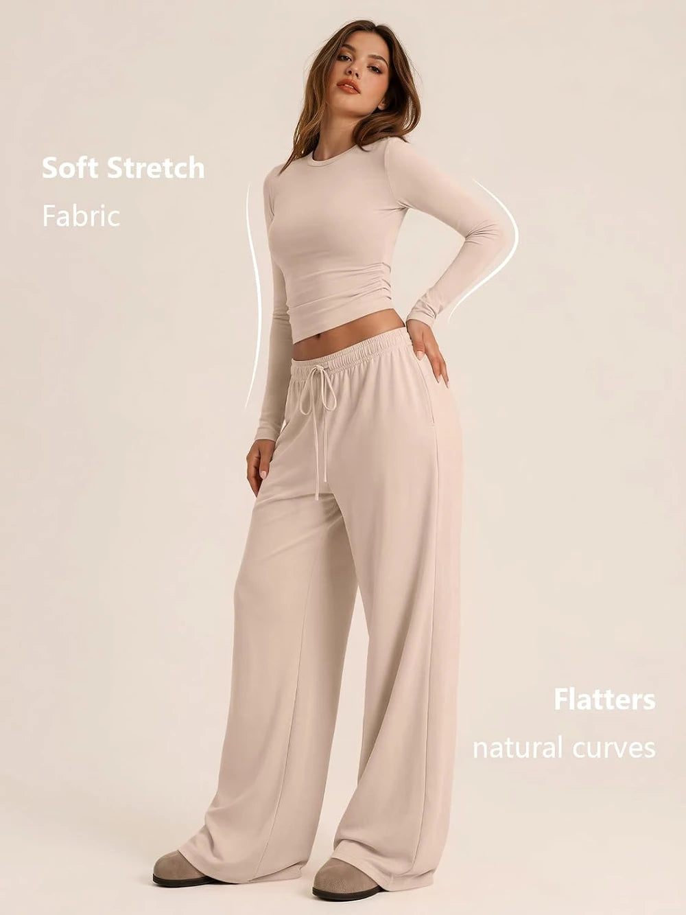 Soft Rayon Spandex Lounge Set