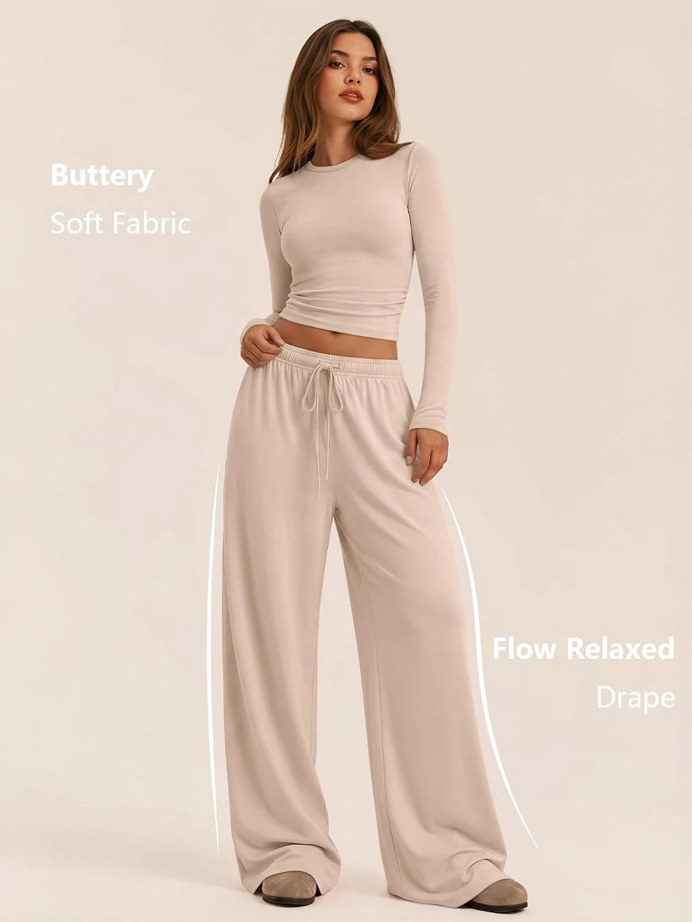 Soft Rayon Spandex Lounge Set