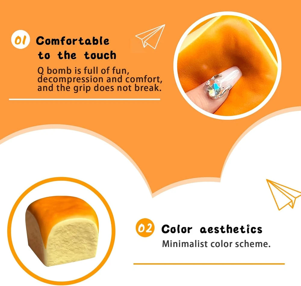 Bread Squeeze Squishy Toy
