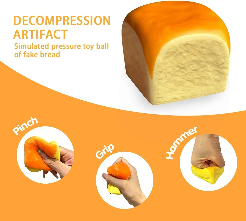 Bread Squeeze Squishy Toy