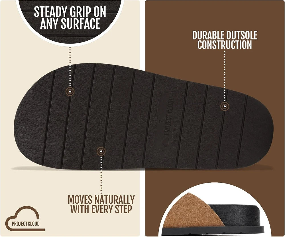 Leather Slip-On Clogs