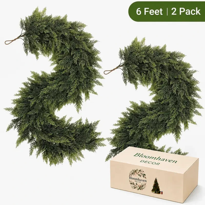 Artificial Cedar Garland