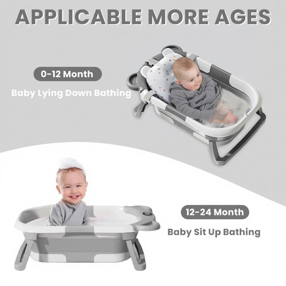 Portable Collapsible Baby Bathtub