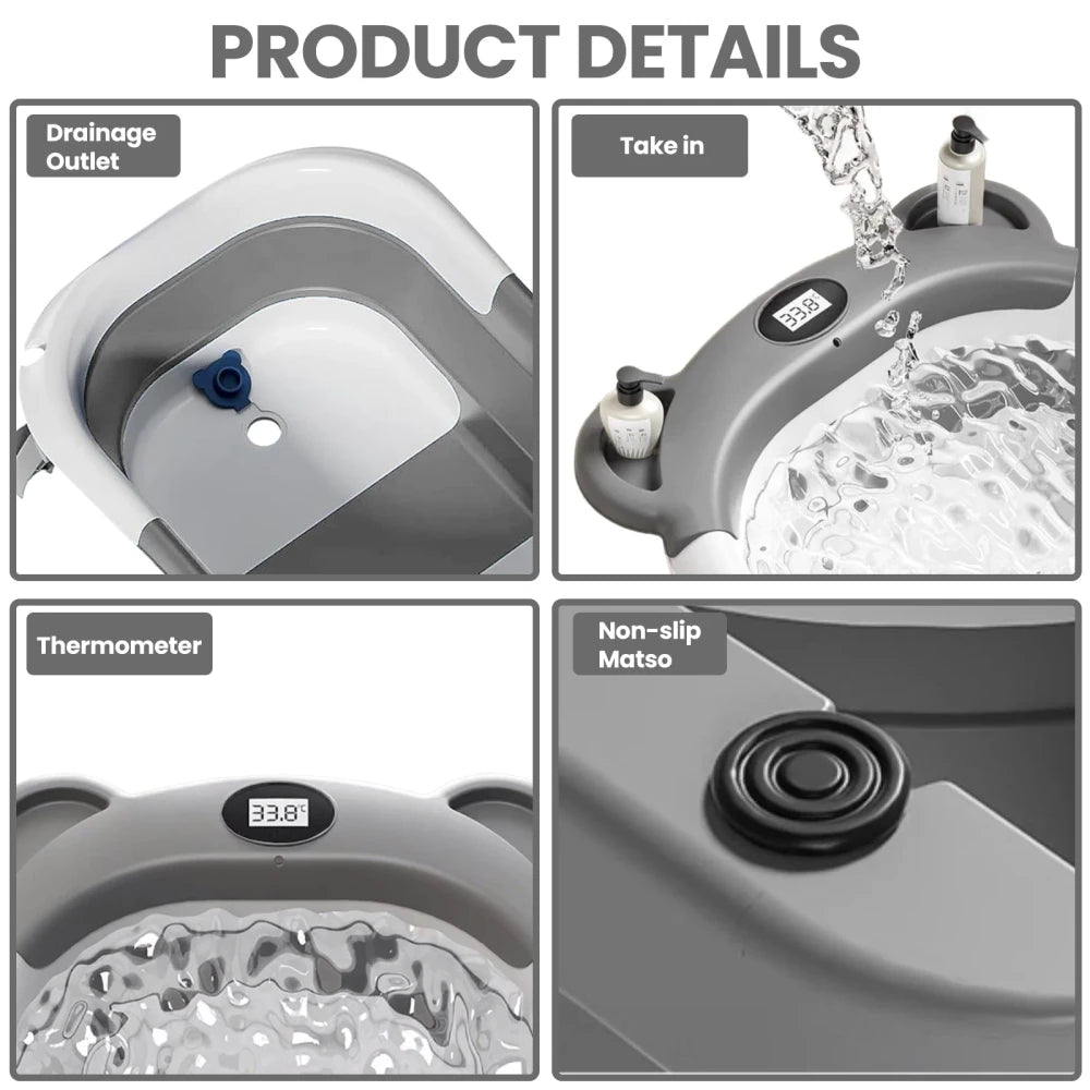 Portable Collapsible Baby Bathtub