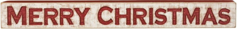 Distressed Wooden Christmas Sign