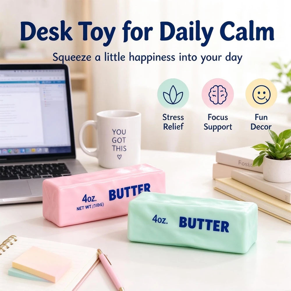 Crunchy Butter Squishy Toy