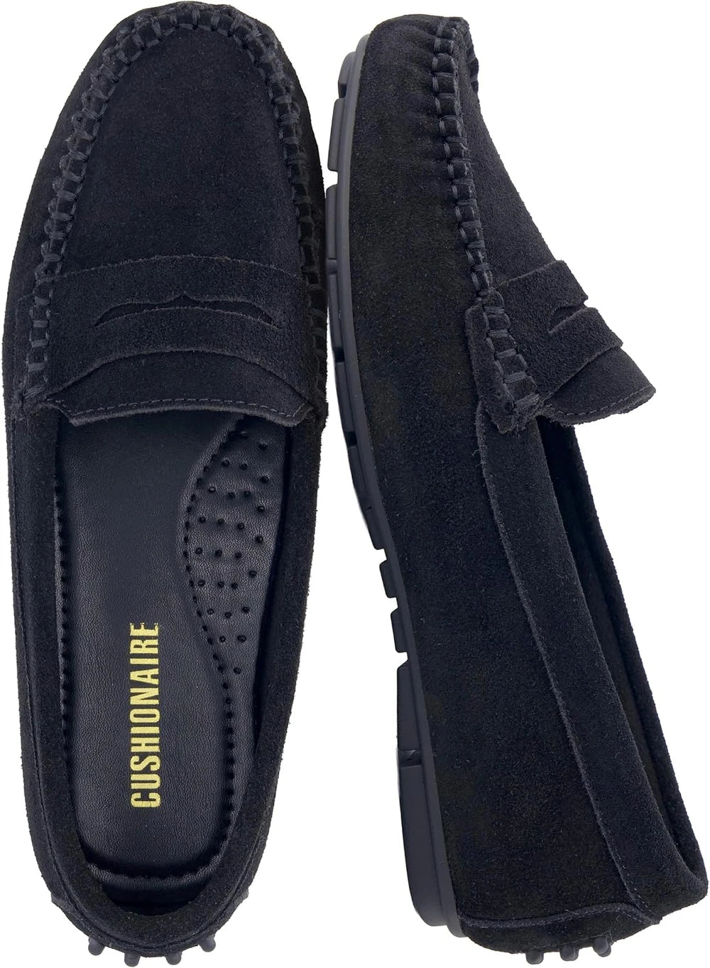 Cushionaire Daley Suede Penny Loafers