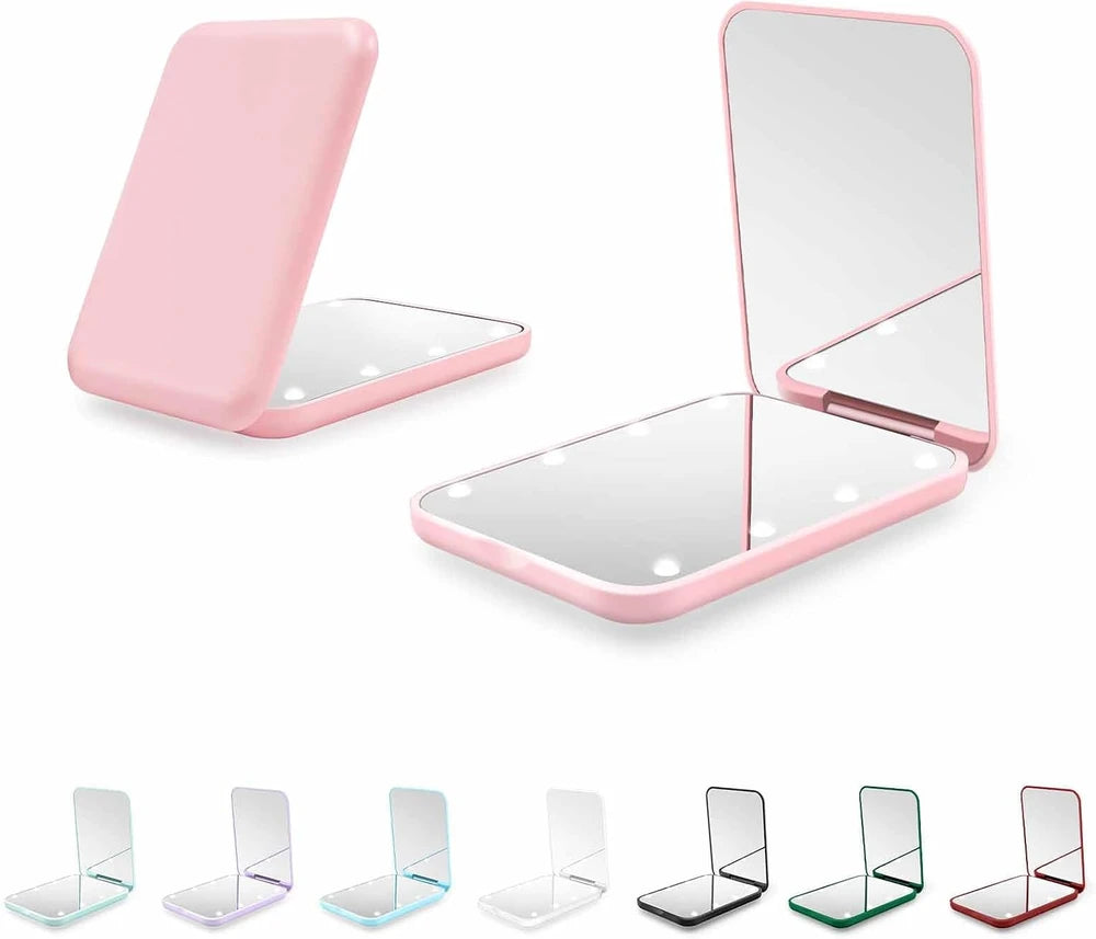 Compact LED Pocket Mirror