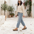 Leather Slip-On Clogs