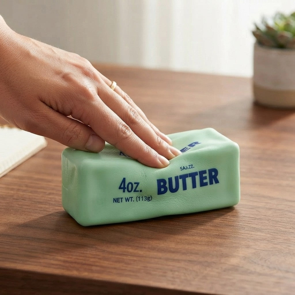 Crunchy Butter Squishy Toy
