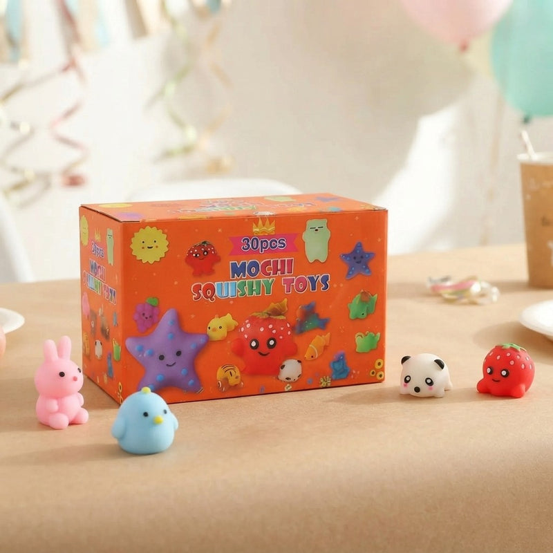 Kawaii Mochi Squishy Party Favor Pack