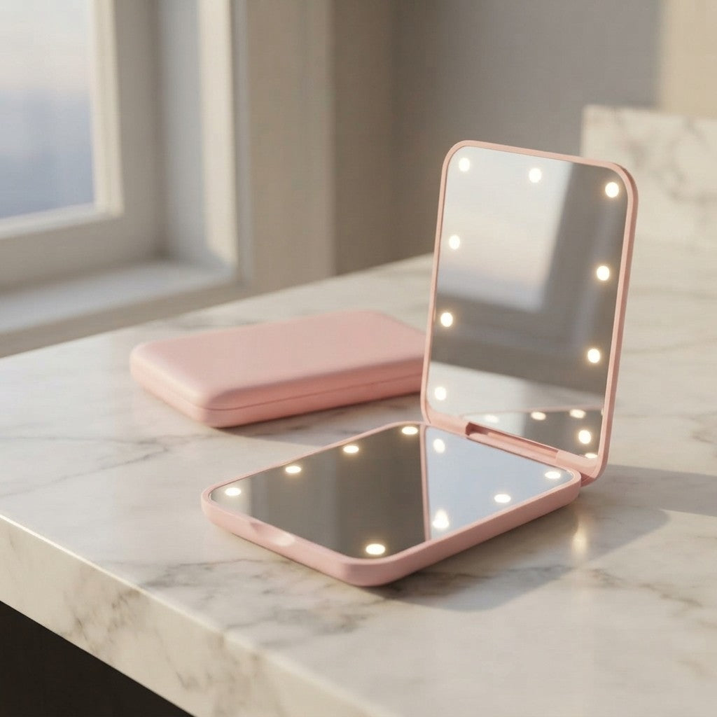 Compact LED Pocket Mirror